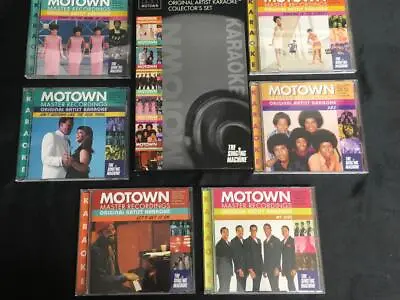 MOTOWN Original Artist Karaoke Collector's Set 6 CD Ltd Ed.Original TracksNM • $120