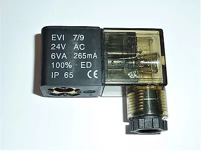 $9.99 • Buy WIC Valve 2K Series 24V AC Encapsulated Solenoid Valve Coil DIN Connector LED