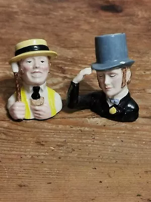 2 Masons Miniature Character Toby Jugs • £1