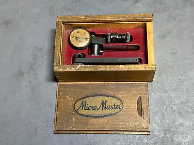 Antique Machinist Original Micro-Master V-39 Dial Indicator In Original Box • $24.95