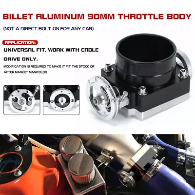 Universal 90MM For Q45 TPS Throttle Body Intake Manifold RB25DET RB26DET GTS  • $54.80