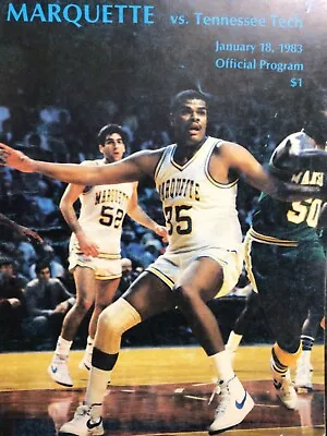 MARQUETTE WARRIORS ~ BASKETBALL PROGRAM  ~ 1983 ~ Lloyd Moore Cover ~ VG+ • $4.99