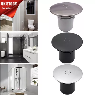 Shower Waste Drain Cap Tube/Cup Cover Cubicle Plug Drain Hole Finish Fast Flow • £8.98