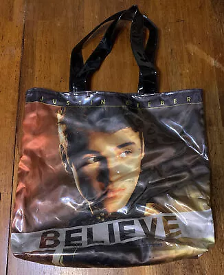 £14.74 • Buy 2013 JUSTIN BIEBER  Believe LIVE  Concert Tour VIP Program Tote Bag