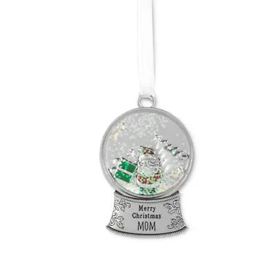 Ganz Snowglobe Ornament Merry Christmas Mom (EX30561) • $14.80