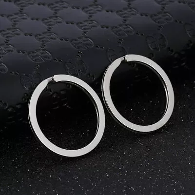 UK STOCK 20PCS 25mm 30mm STEEL Strong Keyring Split Rings Key Chain Links • £3.99