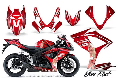 Suzuki Gsxr Gsx 600 750 2006-2007 Graphic Kits Creatorx Decals Stickers Yrr • $299.95