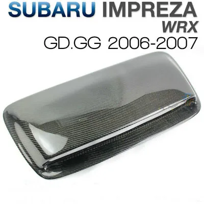 Carbon Fiber Hood Scoop Bonnet Vent Cover For Subaru Impreza WRX STi 2006-2007 • $178.05