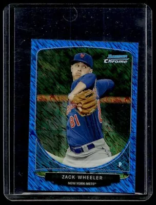 2013 Bowman Chrome Blue Shimmer Mini Zack Wheeler /250 New York Mets #CC-NYM2 • $1.99