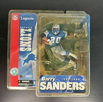 Barry Sanders Figure NFL Legends Series 1 Detroit Lions RB New McFarlane • $35