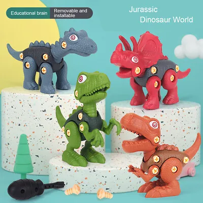£5.09 • Buy Take Apart Dinosaur Toy For 3 4 5 6 7 8 Year Old Boys Construction Building Gift