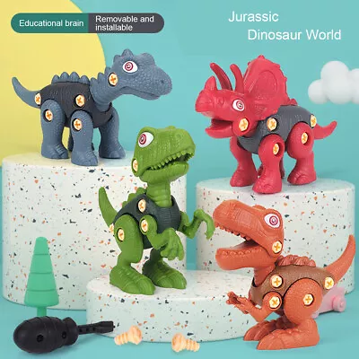 Take Apart Dinosaur Toy For 3 4 5 6 7 8 Year Old Boys Construction Building Gift • £5.59