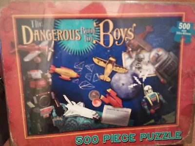 The DANGEROUS Book For Boys 500 PIECE PUZZLE (New And Sealed) Ideal Gift • £4.99