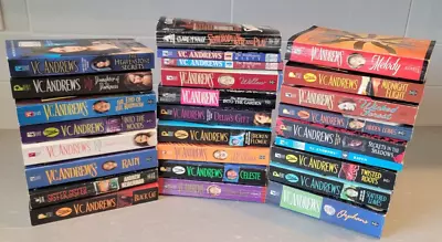 $39.99 • Buy Lot 25 VC Andrews Paperback Books - Horror Family Thriller Drama Keyhole Covers