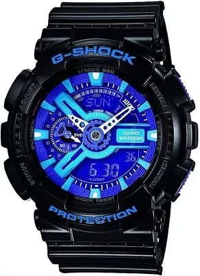 Casio G-SHOCK Hyper Colors GA-110HC Watch Black Purple Blue Unisex Men’s Women’s • $49.72