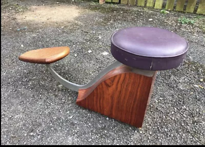 £55 • Buy Vintage Stylish Funky Shoe Shop Footstool Shoeshine Style Chair Seat