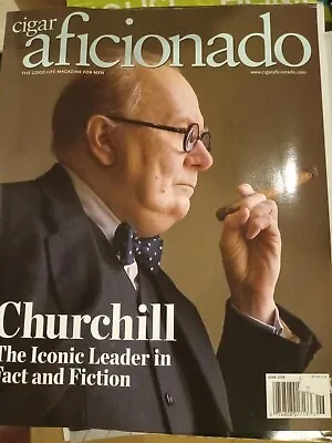 $16.99 • Buy Cigar Aficionado, Churchhill,iconic Leader In Fact & Fiction June 2018