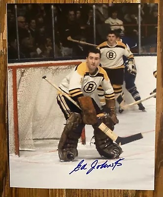 Ed Johnston Signed Boston Bruins 8x10 Photo Autographed Eddie • $5.99