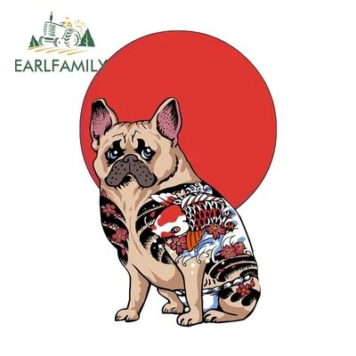 $3.79 • Buy EARLFAMILY 5.1 French Bulldog Animal Car Sticker Car Accessories DIY Decal Vinyl