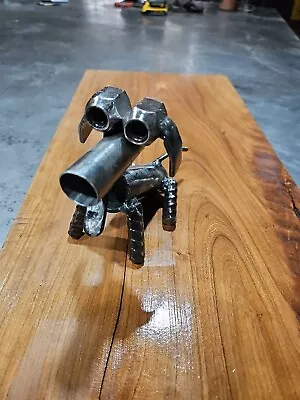 Little Metal Dog Sculpture By Joe Illinois Artist Joe Peters • $40