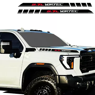 5.7L VORTEC Hood Decals Sticker Emblem For Chevy Silverado GMC Sierra Tahoe 2pcs • $17.68