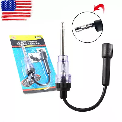 $4.99 • Buy SPARK PLUG TESTER Ignition System Coil Engine In Line Auto Diagnostic Test Tool 