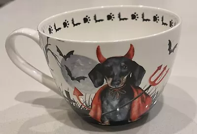 Portobello By Design Little Devil Mug Coffee Cup With Penny The Dachshund  • $15