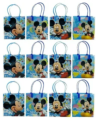 12PCS Disney Mickey Mouse Baby Blue Goodie Bags Birthday Party Favor Bags Gift • $12.99