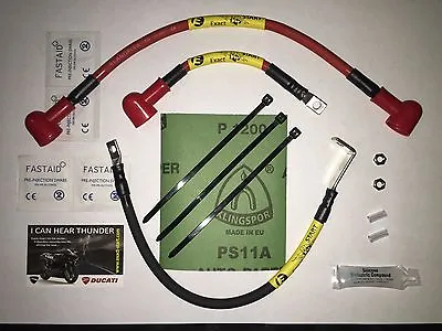 ES-10 Ducati ST2 ST3 ST4 ST4S Hi Cap Electric Upgrade Cable Kit • $105.72