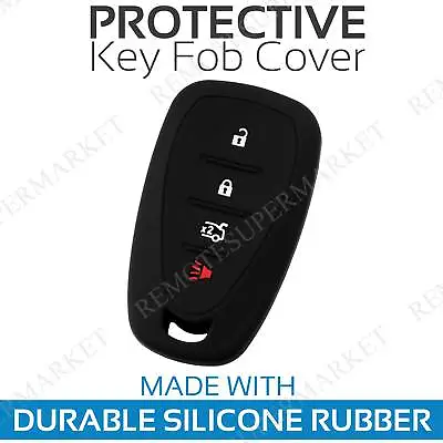 Key Fob Cover For 2017-2019 Chevrolet Malibu Remote Case Rubber Skin Jacket • $6.95