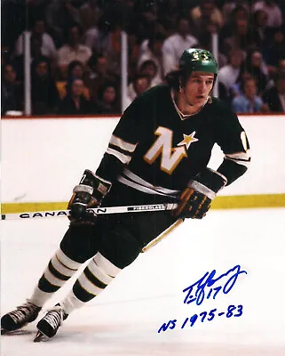 Tim Young Autographed Color 8x10-NHL Hockey Minnesota North Stars-In Person • $6.95