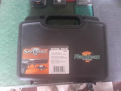 Flambeau HARD PISTOL CASE For Air / Co2 / BB / Air Soft Pistols Storage Carry • £14