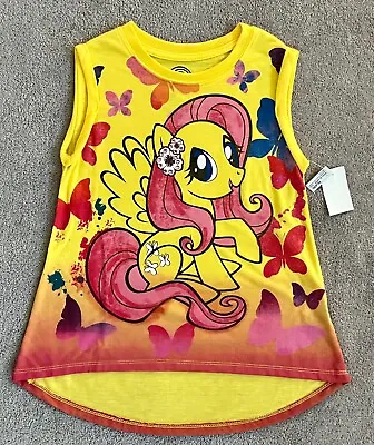 My Little Pony- Fluttershy - Girls Hi Low Fashion Top - Size Small - New • $12.95