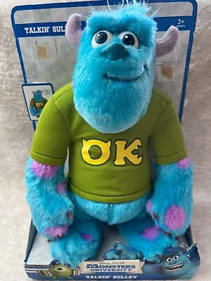 Disney Pixar Spin Master Monsters University Talkin’ Sulley Plush Doll 13” • $19.99