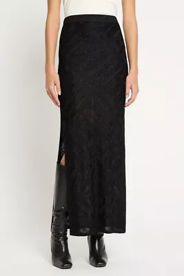 Sass & Bide Geo Sheer “Femme Fatale” Knit Skirt Size S (Fit 8 Or 10) RRP 350 • $120