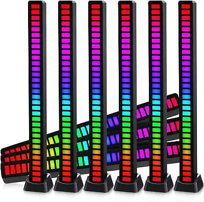 8 Pcs Rechargeable Music Rhythm Light Colorful Sound Control Light RGB Light Ba • $15.99
