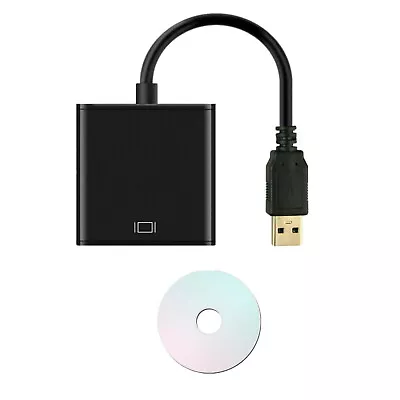 Portable USB 3.0 To HDMI Video Cable Converter Adapter For PC Laptop HDTV LCD TV • £14.62