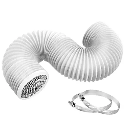 TEAIERXY 4 Inch 8ft Dryer Vent Hose Flexible Insulated Air DuctingVent Hose... • $15.76