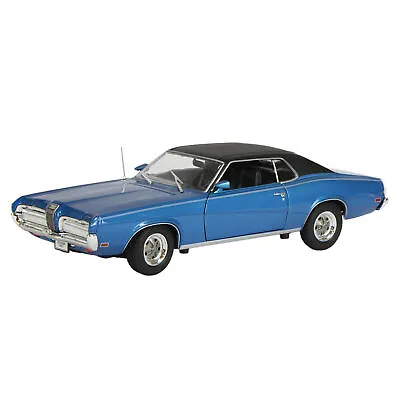 Welly NEX Models 1970 Mercury Cougar XR7 Blue 1:18 Diecast Model Car • $84.99