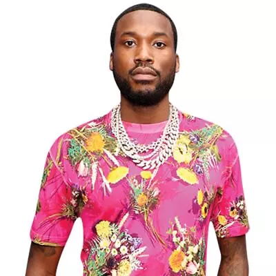 Meek Mill (Floral Shirt) Half Body Buddy Cutout • $42.87