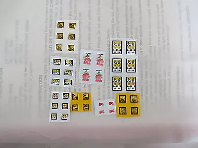 £6 • Buy 1/32 SCALE WARNING DECALS STICKERS PRE CUT To Fit BRITAINS UH SIKU CONVERSIONS