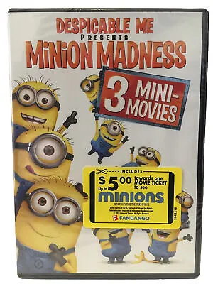 Despicable Me Presents: Minion Madness (DVD 2010) 3 Mini-Movies! New! Sealed! • $5