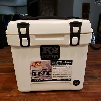 K2 Coolers Professional Grade Summit Series Cooler | Cube Summit 20 All White  • $159.97