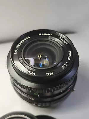 Vivitar 28mm F/2.8 MC Close Focus Lens - Close To Mint K/AR Mount • $49.99