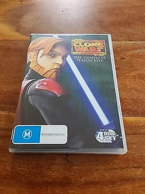 Star Wars The Clone Wars - Complete Season Five 5 Episodes 89-108 Region 4 Aus • $19.99