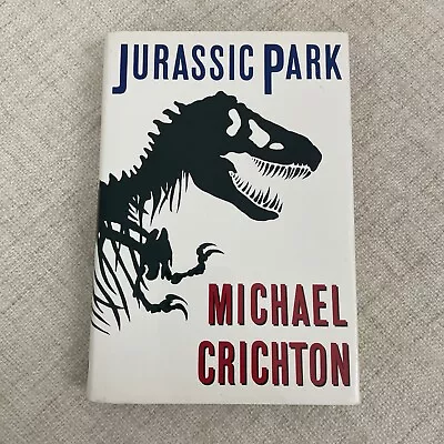 Jurassic Park By Michael Crichton (1990) First Trade Edition HC/DJ Ex-library • $29.99