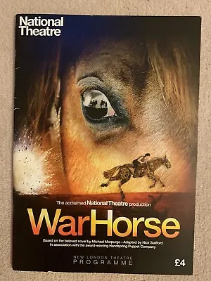 Large War Horse West End London Programme Brochure National Theatre • £3.50