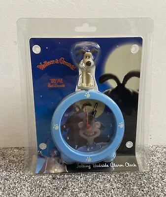 2005 Wesco Wallace & Gromit 'Curse Of The Were-Rabbit' Talking Alarm Clock NEW • $95.78