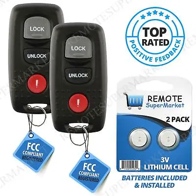 2 Replacement For 2007 2008 2009 Mazda 3 Remote Car Keyless Entry Key Fob • $19.95