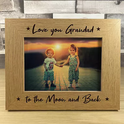 £7.99 • Buy Grandad Gifts From Grandchildren Photo Frame Grandaughter Grandson Gift Unique